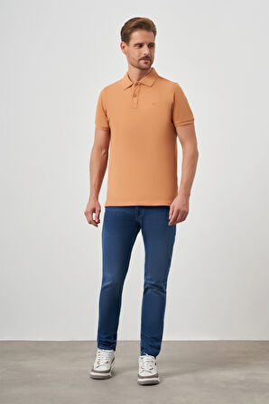  Erkek Bal Basic Polo Yaka Dynamic Fit T-Shirt