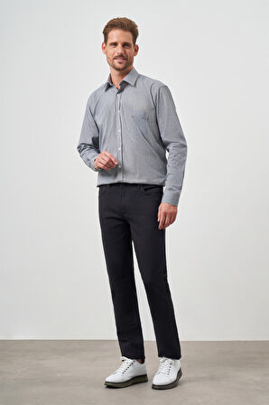  Erkek Füme Mevsimlik Pamuk 5 Cep Dynamic Fit Jean Pantolon