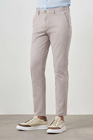  Erkek Taş Yazlık Pamuk Yan Cep Slim Fit Chino Pantolon