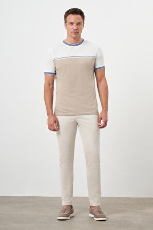  Erkek Taş Yazlık Pileli Slim Fit Chino Pantolon