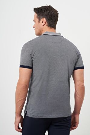  Erkek Lacivert Trend Polo Yaka Dynamic Fit T-Shirt