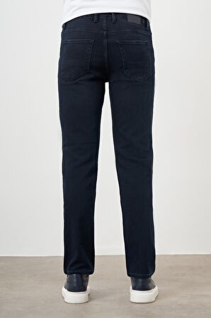  Erkek Lacivert Denim 5 Cep Dynamic Fit Jean Kot Pantolon