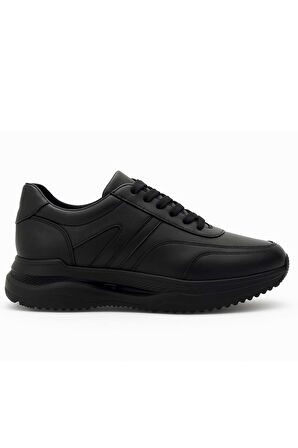  Erkek Siyah Mevsimlik Smart Casual Ayakkabı