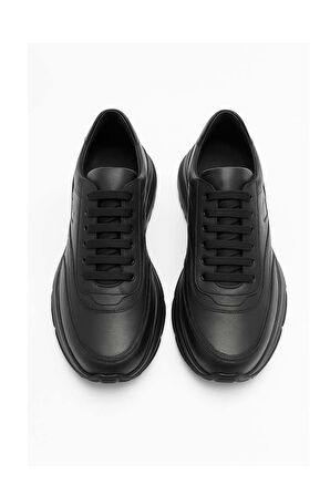  Erkek Siyah Mevsimlik Smart Casual Ayakkabı