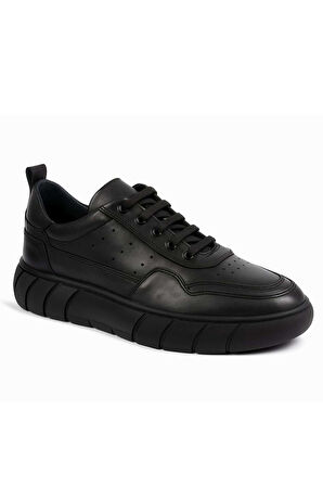  Erkek Siyah Mevsimlik Smart Casual Ayakkabı