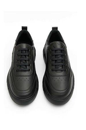  Erkek Siyah Mevsimlik Smart Casual Ayakkabı