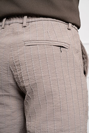  Erkek Vizon Poliviskon Jogger Dynamic Fit Rahat Kesim Pantolon