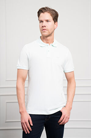  Erkek A. MAVİ Basic Polo Yaka Dynamic Fit T-Shirt