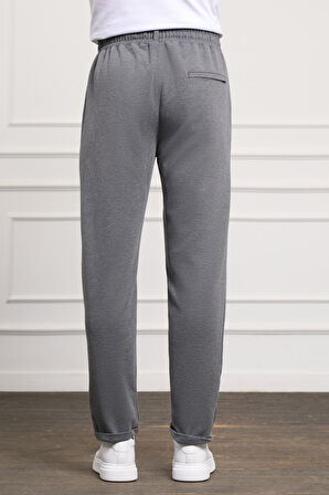  Erkek Antrasit Slim Fit  Lastikli Jogger Pantolon