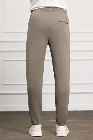  Erkek Haki Slim Fit  Lastikli Jogger Pantolon