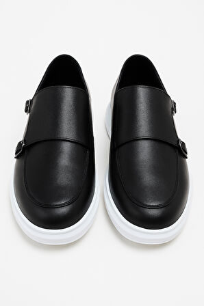  Erkek Siyah Yazlık Casual Eva Taban Ayakkabı