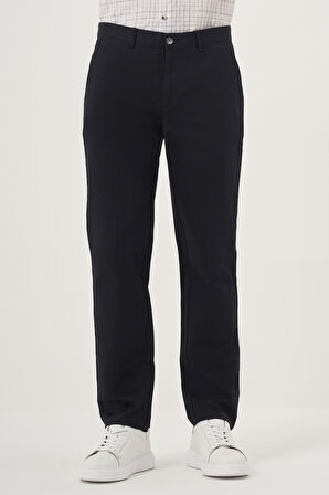  Erkek Lacivert Chino Dynamic Fit Kışlık Pantolon