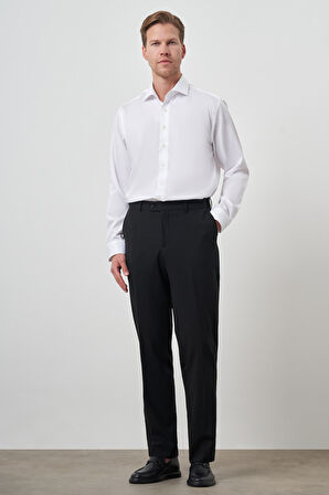 Erkek Siyah Basic Dynamic Fit Pantolon