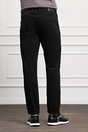  Erkek Siyah Mevsimlik Pamuk 5 Cep Dynamic Fit Jean Pantolon