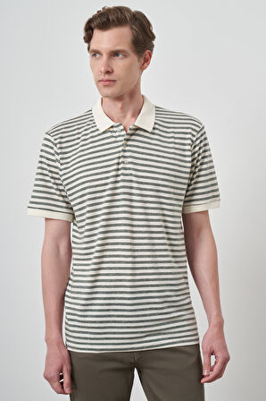  Erkek Çağla Yeşili Trend  Polo Yaka T-Shirt