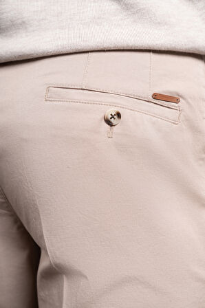  Erkek Bej Dynamic Fit Chino Pantolon