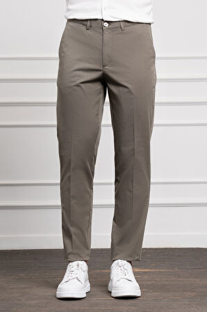  Erkek Yeşil Dynamic Fit Chino Pantolon
