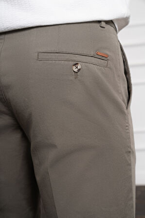  Erkek Yeşil Dynamic Fit Chino Pantolon