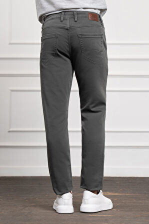  Erkek Haki Mevsimlik Pamuk 5 Cep Dynamic Fit Jean Pantolon