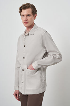  Erkek Taş Worker Gömlek Ceket
