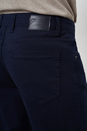  Erkek Lacivert Pamuk 5 Cep Dynamic Fit Jean Kot Pantolon