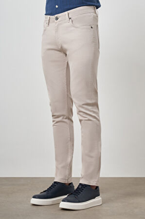  Erkek Taş Pamuk 5 Cep Slim Fit Jean Kot Pantolon