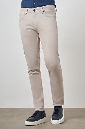  Erkek Taş Pamuk 5 Cep Slim Fit Jean Kot Pantolon