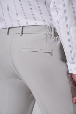  Erkek Taş Trend Yandan Lastikli Slim Fit Pantolon
