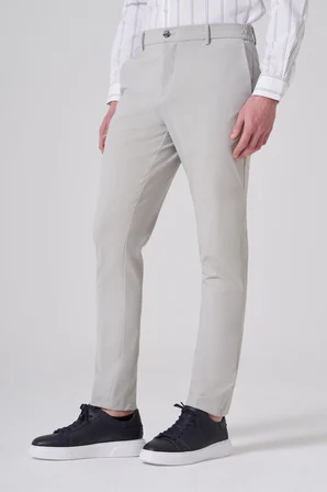  Erkek Taş Trend Yandan Lastikli Slim Fit Pantolon