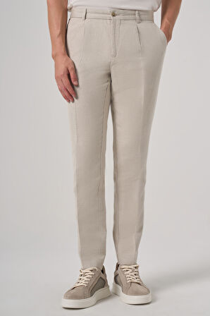  Erkek Taş Trend Slim Fit Lastikli Pantolon