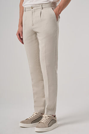  Erkek Taş Trend Slim Fit Lastikli Pantolon