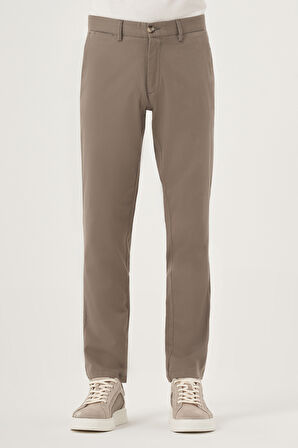  Erkek Çağla Yeşili Yazlık Pamuk Yan Cep Slim Fit Chino Pantolon