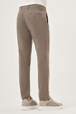  Erkek Çağla Yeşili Yazlık Pamuk Yan Cep Slim Fit Chino Pantolon