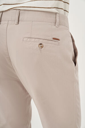  Erkek Taş Yazlık Pamuk Yan Cep Slim Fit Chino Pantolon