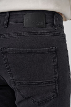  Erkek Füme Denim 5 Cep Dynamic Fit Jean Kot Pantolon
