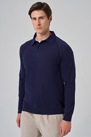  Erkek Marine Trend Core Spun Polo Yaka Dynamic Fit Rahat Kesim Triko
