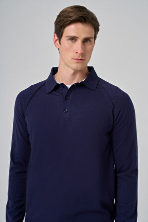  Erkek Marine Trend Core Spun Polo Yaka Dynamic Fit Rahat Kesim Triko