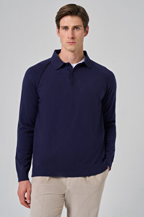  Erkek Marine Trend Core Spun Polo Yaka Dynamic Fit Rahat Kesim Triko
