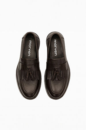  Erkek KAHVE Casual Flotur Eva Taban Deri Ayakkabı