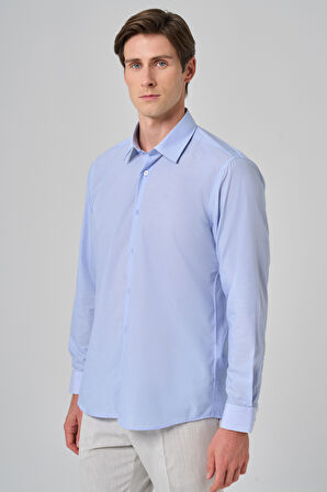  Erkek A. MAVİ Trend Regular Fit Gömlek