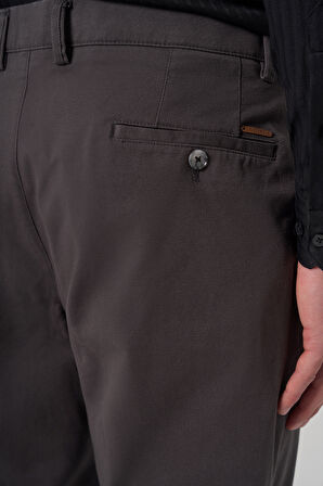 Erkek Antrasit Pamuk Trend Dynamic Fit Chino Pantolon