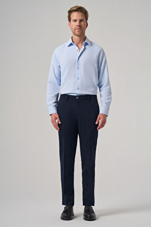  Erkek Lacivert Pamuk Trend Dynamic Fit Chino Pantolon