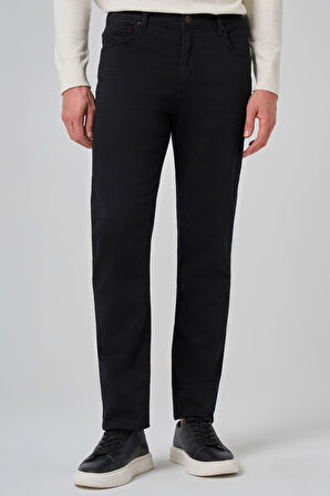  Erkek Siyah Denim 5 Cep Dynamic Fit Jean Kot Pantolon