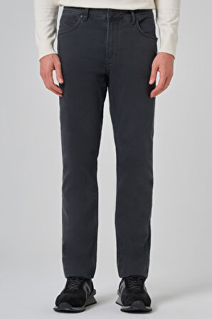  Erkek Füme Denim 5 Cep Dynamic Fit Jean Kot Pantolon