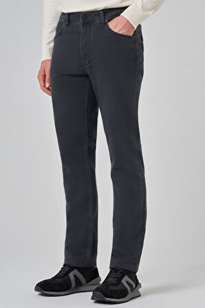  Erkek Füme Denim 5 Cep Dynamic Fit Jean Kot Pantolon