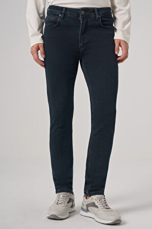  Erkek Haki Denim 5 Cep Slim Fit Jean Kot Pantolon