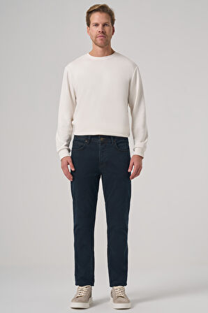  Erkek KAHVE Denim 5 Cep Dynamic Fit Jean Kot Pantolon