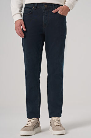  Erkek KAHVE Denim 5 Cep Dynamic Fit Jean Kot Pantolon