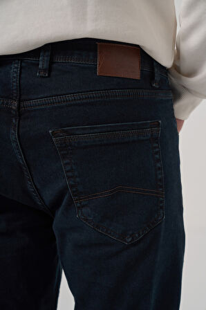  Erkek KAHVE Denim 5 Cep Dynamic Fit Jean Kot Pantolon