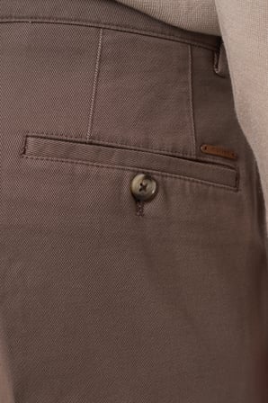  Erkek KAHVE Pamuk Trend Dynamic Fit Chino Pantolon